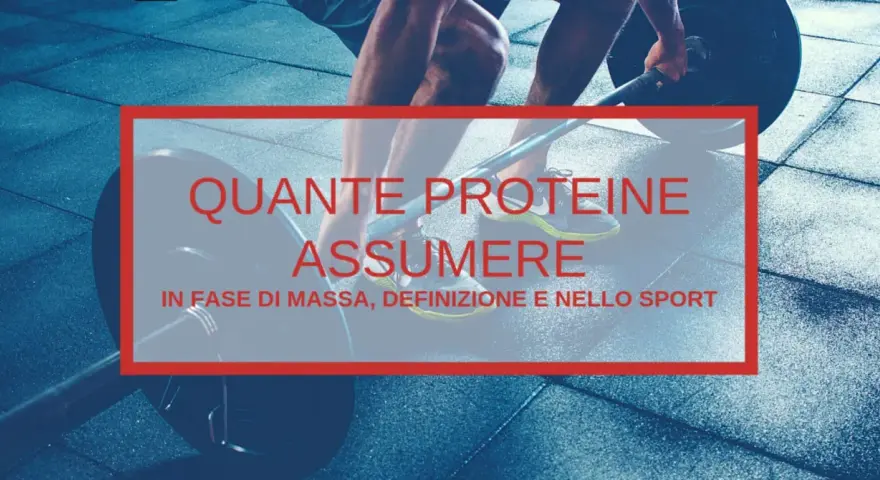 Allenamento e alimentazione: quante proteine per kg sono ideali in fase di massa, definizione e sport?